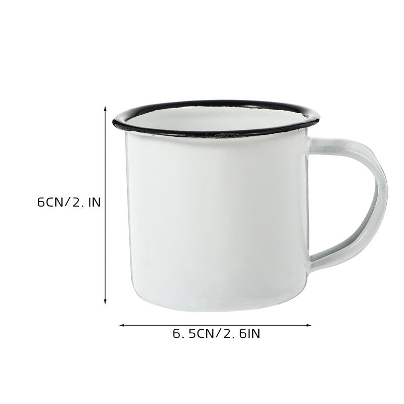 Tasse en Émail Rétro Standard